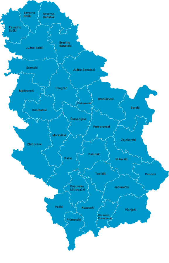 Mapa Srbije